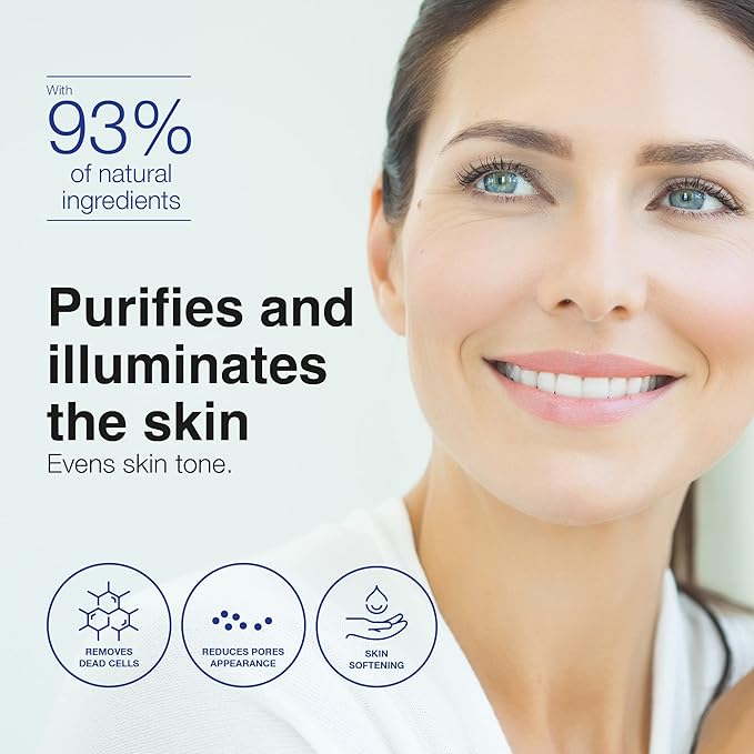 Lullage Exfoliating Toner for the Face with Hibiscus Extract, Alcohol-Free Face Toner for All Skin Types, Exfoliates, Cleanses, Purifies & Evens Skin Tone, 6.8 Fl Oz