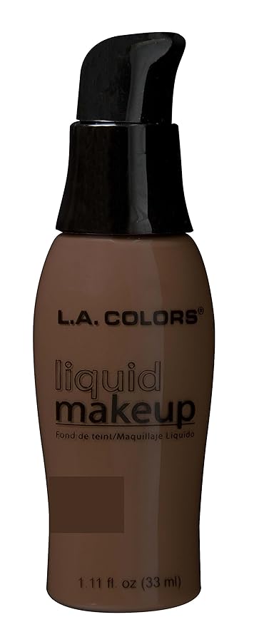 L.A. COLORS Liquid Makeup, Ebony CLM289A
