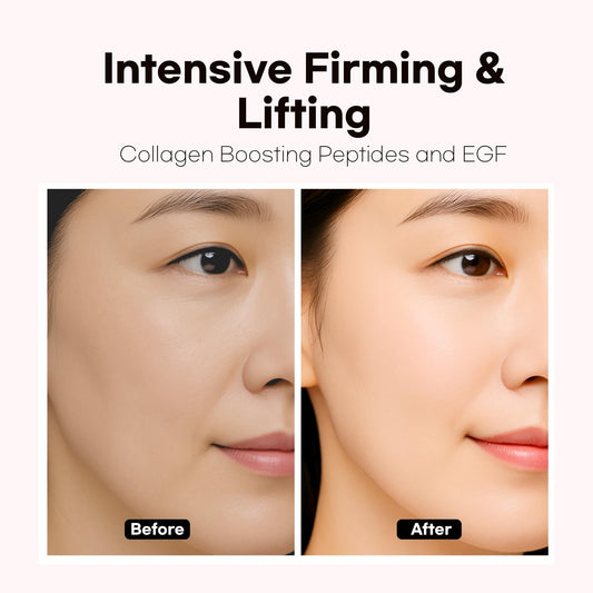 aurtier Intensive Firming Rich Cream, Anti-Aging Moisturizer with Collagen Peptides EGF Hyaluronic Acid for Wrinkle Smooths, Firming, Lifting & Deep Hydration 1.69 Oz