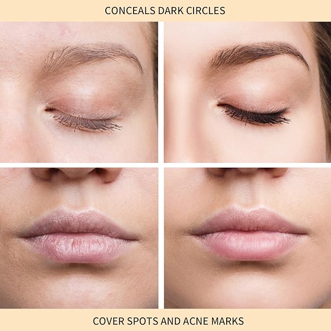 5 Colors Correcting Concealer Palette with Makeup Brush,5 In 1 Concealer Makeup Palette,Full Coverage and Long Lasting Neutralizing Cream Color Corrector,Face Camouflage Contour Palette,Conceals Blemishes,Redness and Dark Circles.#1