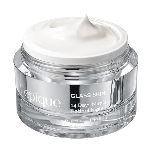 Retinol Night Cream 1.69oz - No.1 Korean Retinol Night Cream for Face and Neck - Collagen, Centella, Hyaluronic Acid - Anti aging cream, Moisturizer, Face Cream, Hydrating, Firming
