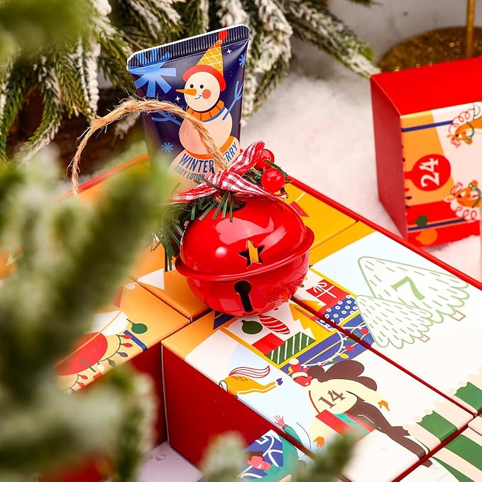 2024 Advent Calendar, New Year Gifts for Women with Hand Cream, Bubble Bath, Body Butter, Necklace, Bracelet, Brooch, Beauty Skincare Bath and Body Gift Set, 24 Days of Holiday Gift