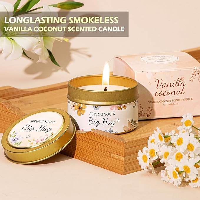 Get Well Gifts for Women Self Care Gifts, Sympathy Gift Baskets Spa Gifts Set, Thinking of You Inspirational Hug in a Box Gifts for Mom Her Friend Sister Wife Girlfriend