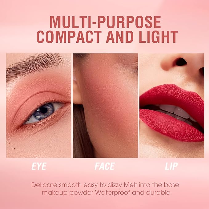 Cheek Gel Cream Liquid Blush Makeup, Soft Lightweight Breathable Feel, Long-Wearing, Smudge Proof, Natural-Looking, Skin Tint Blush Makeup (#106 BIRTHDAY SUIT)