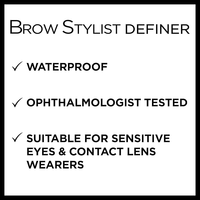 L'Oreal Paris Makeup Brow Stylist Definer Waterproof Eyebrow Pencil, Ultra-Fine Mechanical Pencil, Draws Tiny Brow Hairs and Fills in Sparse Areas and Gaps, Auburn, 0.003 Oz