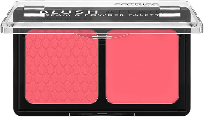 Catrice | Blush Affair Cream & Powder Palette | Highly Pigmented Radiant Cream & Soft Matte Powder | Vegan & Cruelty Free (010 Stunning Strawberry)