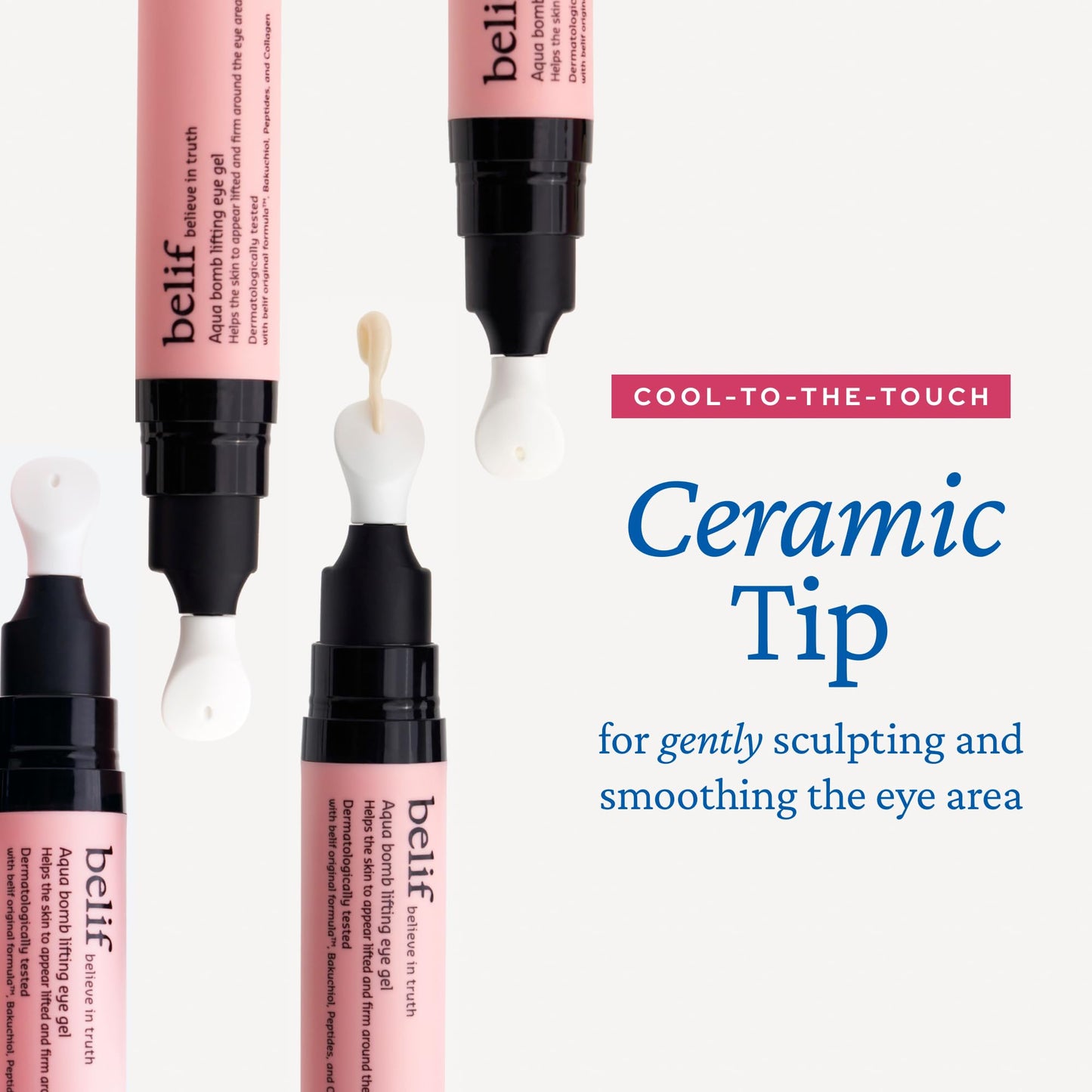 belif Aqua Bomb Lifting Eye Gel | Retinol + Collagen + Peptide for Firming & Plumping | Hyaluronic Acid for Glowy Hydration | Niacinamide for Dark Circles | Korean Skin Care