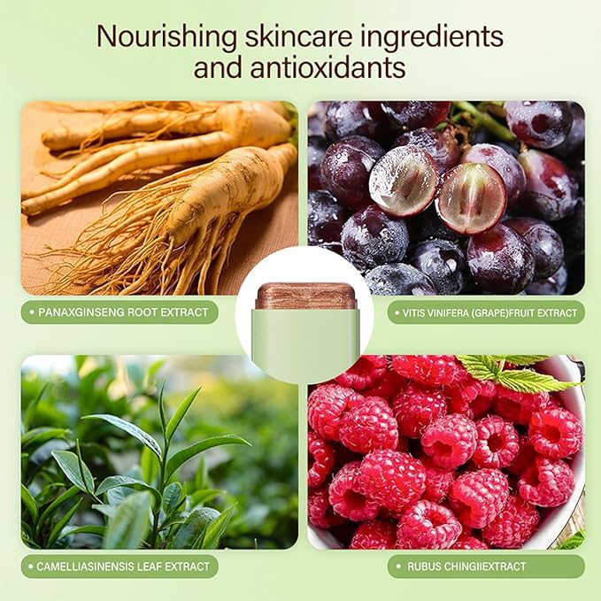 Multi-Use Makeup Blush Stick, Tinted Solid Moisturizer On-the-Go Blush, Multi-use Cream Blush Stick for Cheek & Eyes & Lips, Waterproof Natural Nude Makeup for All Skin (4# Beach Glow)