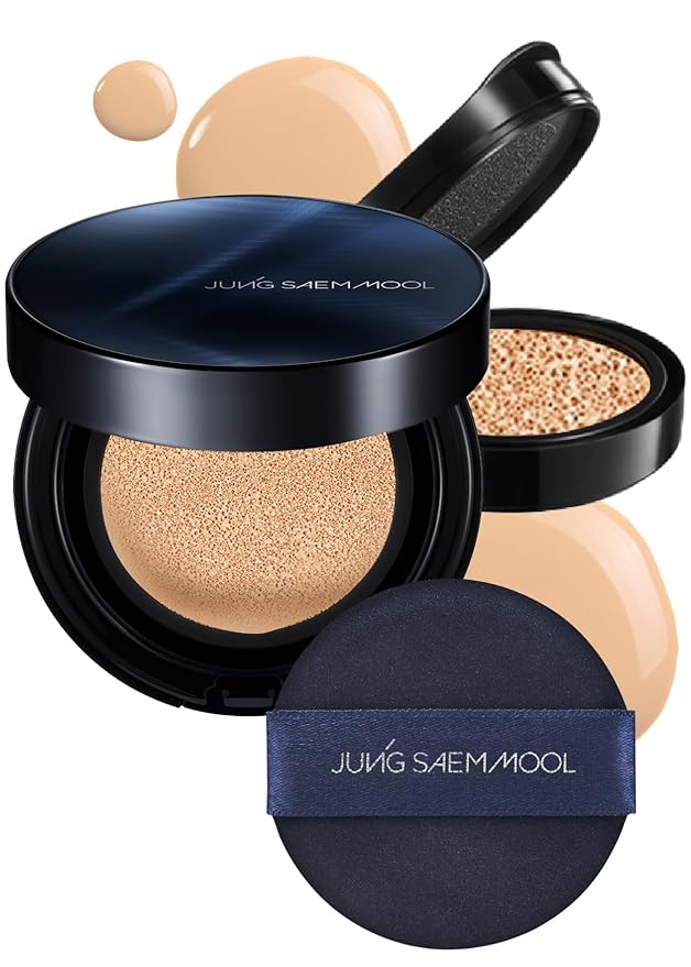 [JUNGSAEMMOOL OFFICIAL] Essential Skin Nuder Cushion Navy Edition (Fair Light) | Refill Included
