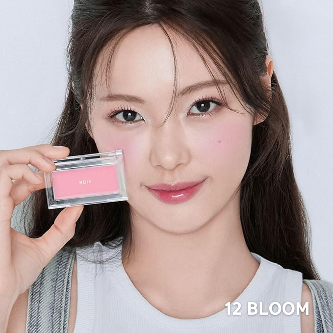 BBIA Ready To Wear Downy Cheek Cream Blush - Creamy Blendable & Buildable Blush Dewy Texture & Matte Finish High Pigment Longlasting Lightweight Natural Face Makeup (11 DOWNY PETAL)