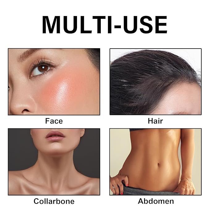 3Pcs Cream Contour Sticks, Shades with Highlighter Stick, Face Shaping & Contouring Stick with 2 Brushes, Contour Highlighter for Sculpt the Cheeks, Long Lasting, Waterproof, Matte & Dewy Finish