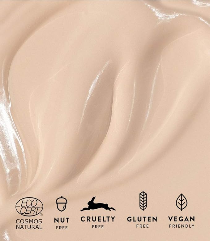 MÁDARA Organic Skincare | Skin Equal Soft Glow Foundation SPF15 PORCELAIN IVORY 10-30ml, Mineral foundation with hyaluronic acid, Buildable medium coverage, Dewy foundation, Vegan, COSMOS certified
