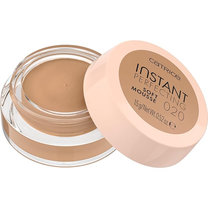 Catrice | Instant Perfect Soft Mousse | Color Correcting, Medium-Buildable Coverage, Visibly Blurs Pores | Vegan & Cruelty Free (020 Neutral Beige)