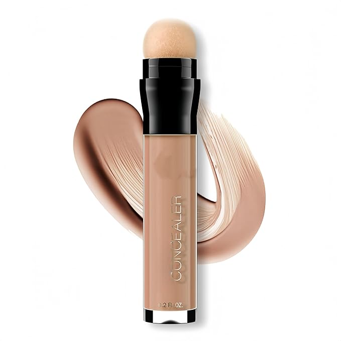 6 Colors Lightweight Full Coverage Contour Concealer Pen Waterproof Natural Color Corrector Concealer Stick (Color 02)