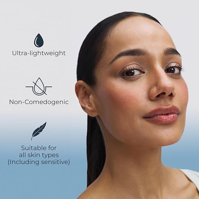 Eucerin Immersive Hydration Smoothing Face Serum, Ultra-Lightweight Hyaluronic Acid Serum Reduces the Look of Fine Lines and Wrinkles, Holiday Gifts for Self Care, 1 Fl Oz Bottle