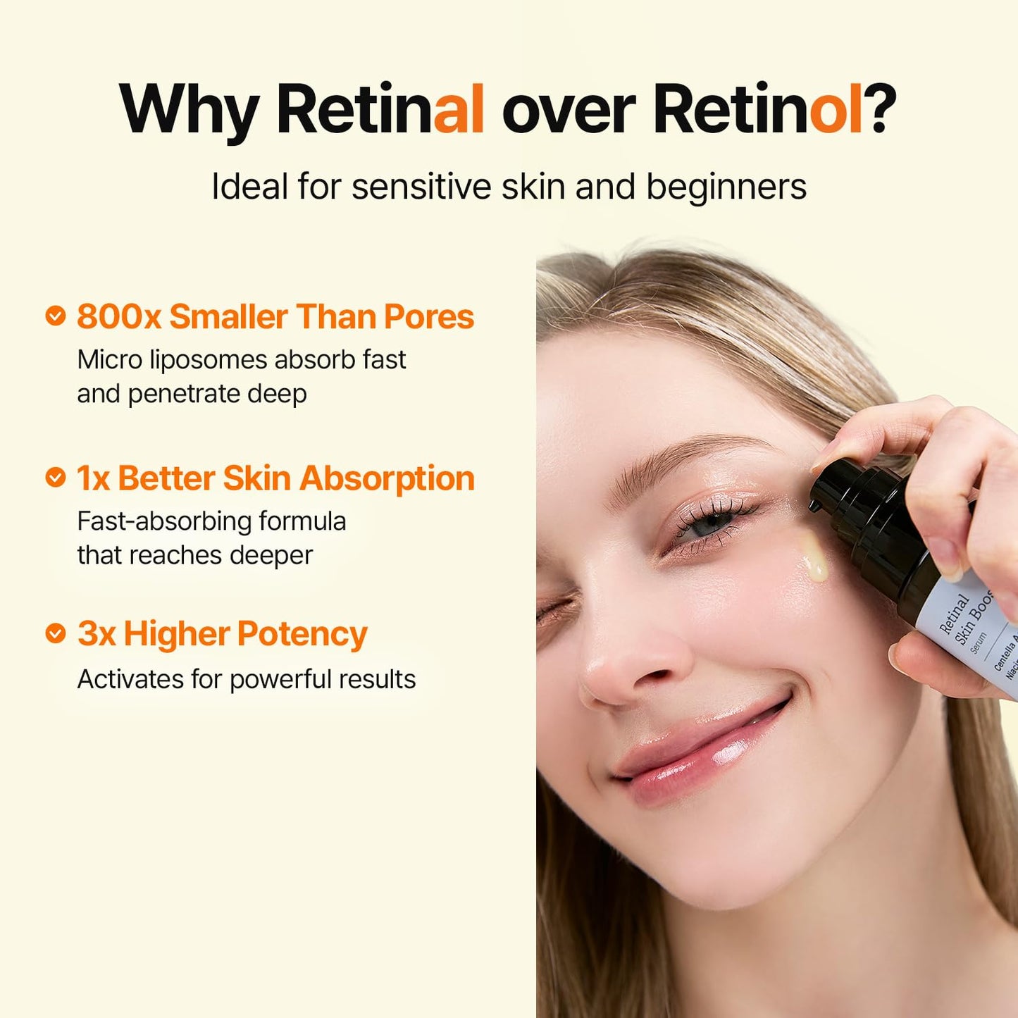 MEDITHERAPY Retinal Skin Booster Serum – Beginner-Friendly, Anti-Aging, Non-Irritating Retinol for Face and Body – Pore Minimizer, Wrinkle Treatment – Korean Skin Care, 5.07 Fl. Oz Large Size
