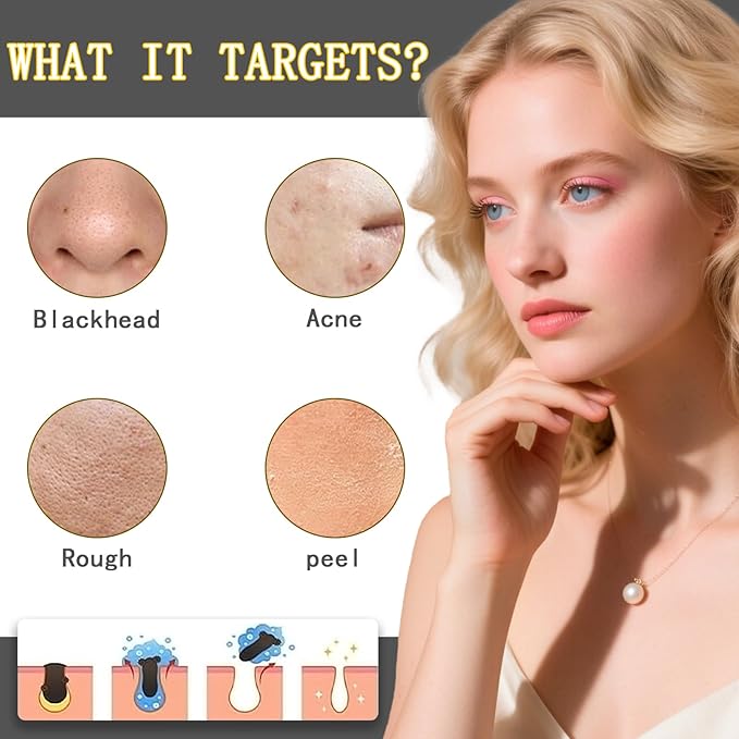 Black And White Rice Exfoliant Set, Facial Peels, 2PCS White + Black Rice exfoliator Peeling Ampoule, Soft Exfoliating Face and Body Scrub Dead Skin Cells Remover for All Skin Types Deep Hydration