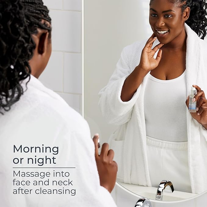 Eucerin Immersive Hydration Smoothing Face Serum, Ultra-Lightweight Hyaluronic Acid Serum Reduces the Look of Fine Lines and Wrinkles, Holiday Gifts for Self Care, 1 Fl Oz Bottle