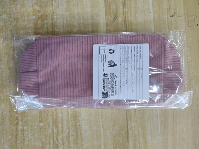 MAGEFY Corduroy Makeup Bag Small Makeup Bag for Purse with Compartments Cute Makeup Pouch Cosmetic Bag for Women Friends Preppy Gifts (Pink, STUFF)