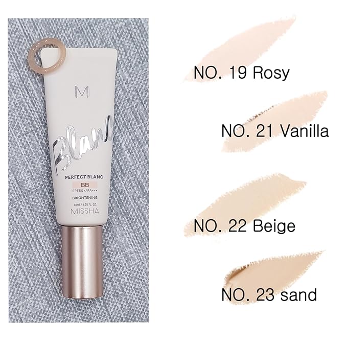 lightness & Brightening Makeup for MISSHA M Perfect Blanc BB Creams(1.35fl.oz.),No. 23 Sand