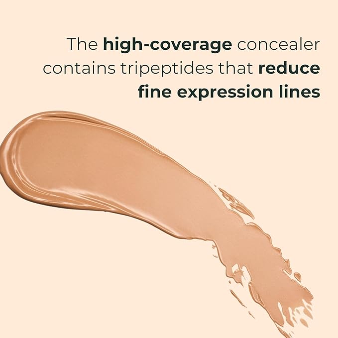 M. Asam MAGIC FINISH HIGHCLASS LIQUID CONCEALER Nude (0.13 fl oz) - 4-in-1 Concealer With Mimic-Lift complex & High Coverage For Dark Circles & Blemishes, Vegan Make Up With Illuminating Pigments
