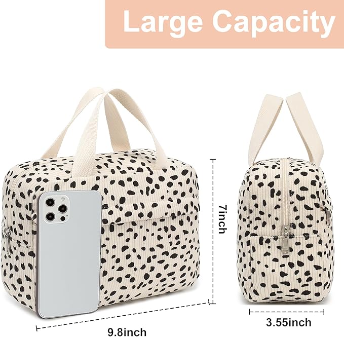 Makeup Bag for Women Cosmetic Bag Large Make Up Organizer Travel Toiletry Bags Waterproof Zipper Tote Pouch Purse for Girls