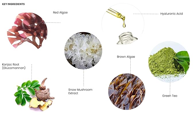 BLAQ Snow Circles Premium Under Eye Hydrating Patches for Dry Skin, Dark Circles and Puffiness. Snow Mushroom, Green Tea, Marine Algae, Vegan and Cruelty-Free, 30-Pack