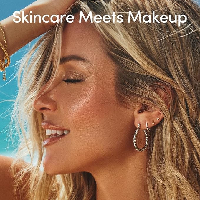 Bronzing Drops - Liquid Bronzer Face Drops with Glycerin - All Skin Types, Vegan, Cruelty Free, Fragrance Free, 1.164 FL OZ