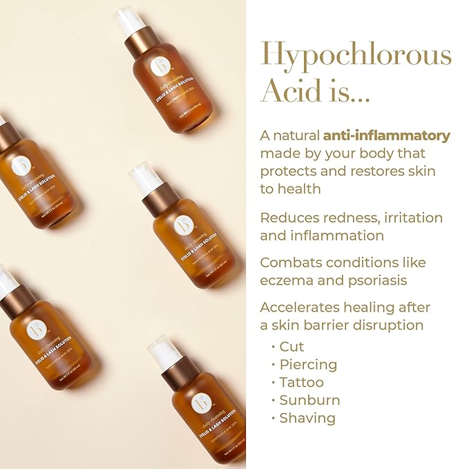 Bloome* Hypoallergenic Eyelid & Lash Cleanser Spray - Gentle Formula with .02% Hypochlorous Acid for Eye Comfort, Suitable for Eyelid Hygiene, Safe for Lash Extensions, 50 ml (1.7 fl oz)