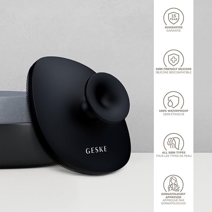 Body Brush | 4 in 1 | Cleansing Brush for The Entire Body | Professional Deep Cleaning | Soft Silicone Bristles | Ergonomic Two-Finger Design | Cleanses & Massages