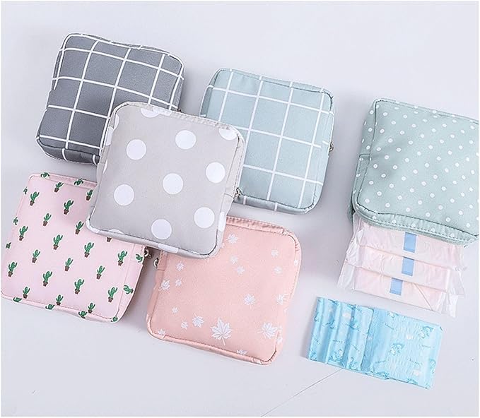2PCS Mini Makeup Bag,Cute Pocket Cosmetic Bag,Portable Small Make Up Bags for Women,Travel Cosmetic Bag Small Makeup Pouch,Mini storage bag for Sanitary pad,coin,lipstick,jewelry