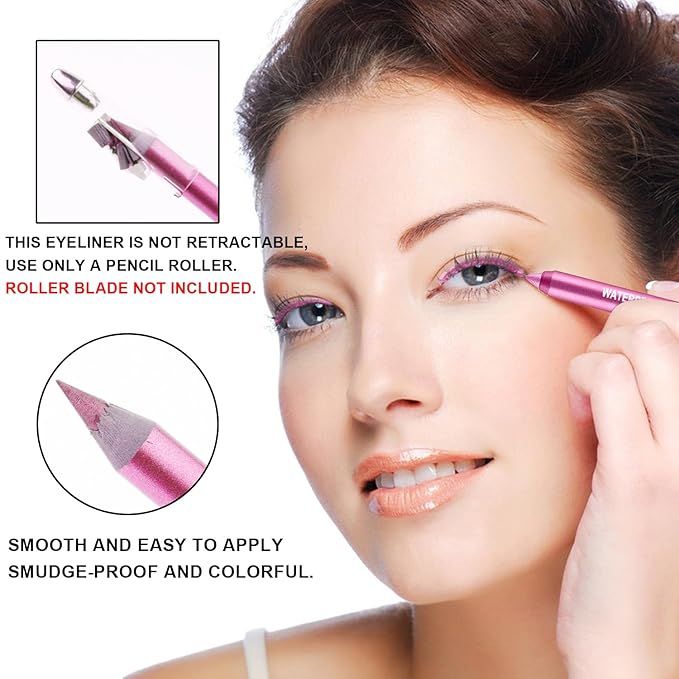 7 Colorful Eyeliner Pen Set, Eye Shadow Pencil, Pearl Eyeliner Kit Metallic Glitter Eye liner Pencil for Women Eye&Lip Liner Professional Eye Makeup Set Colorful Eye Color (7PCS B)