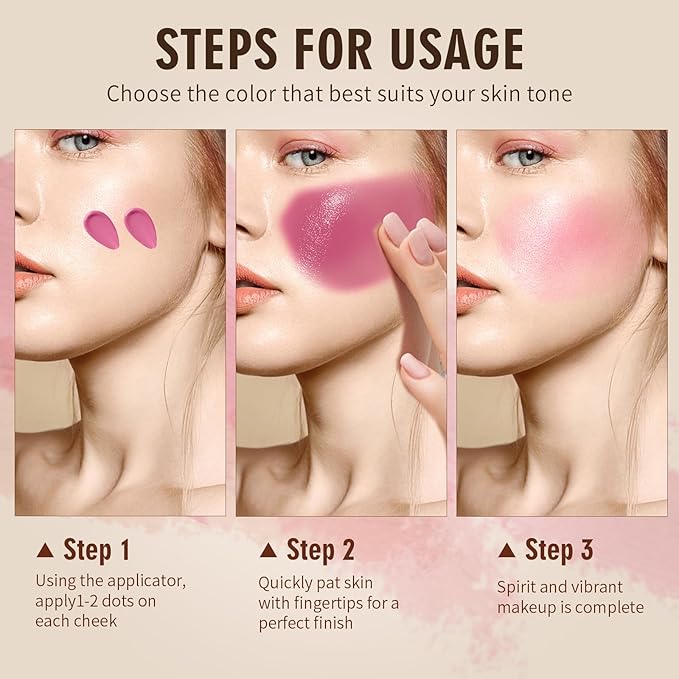 LaMu'S COSMETICS Soft Pinch Weightless Liquid Blush, Long-Lasting Beauty Natural Waterproof Face Liquid Blush For All-Day Wear (Grace-Rose, 0.25fl.oz/7.5ml)