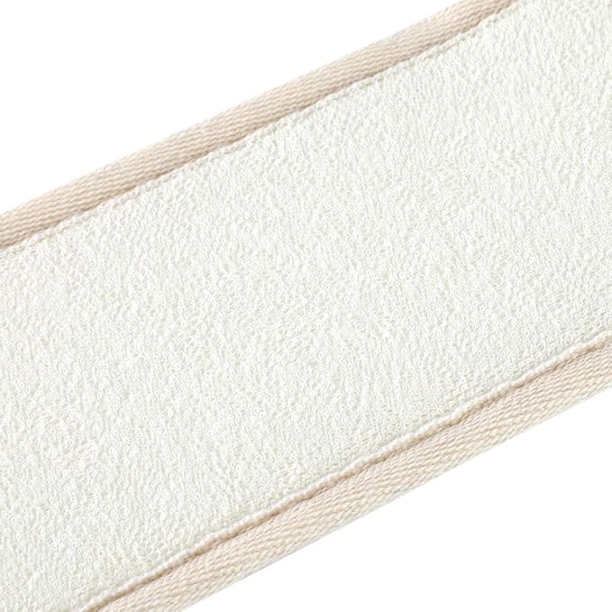 Back Scrubber for Shower Exfoliating Back Cloth Body Extended Length Scrubber Towel Exfoliating Stretchable Pull Strap Wash Cloth for Bath Body Scrub Washcloth