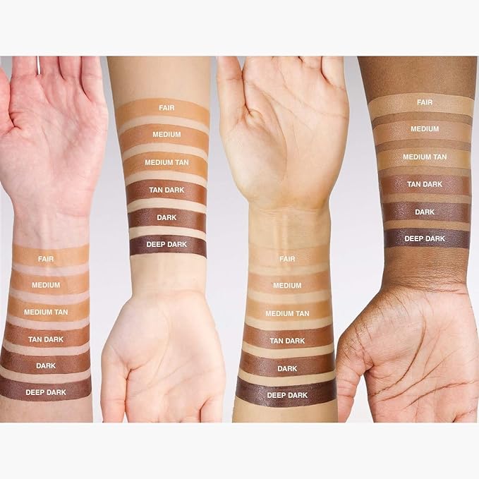 Freck Beauty FACE HACK Precision Sculpting Bronzer Stick – Creamy Buildable Formula, Natural Skin-Like Finish, Seamless Blend, Almond Tip Applicator, Vegan & Cruelty-Free | DEEP DARK (Cool Undertone)