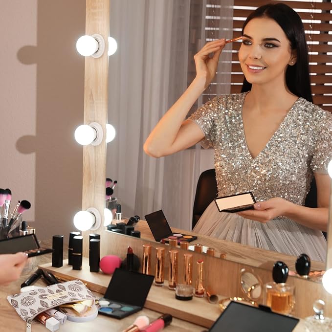 4 Pieces Canvas Cosmetic Bags Set pouches for purse with Zipper Multi Functional Canvas Travel Pouch for Women Girls Vacation Travel Toiletry Bag, 4 Styles (Arrow, Plaid, Tree, Leave, Big)