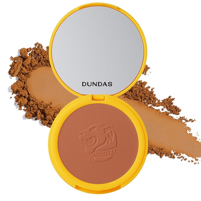 Dundas Bronzer Anonymous, Powder for Face and Body Contour and Bronzing, Matte Finish, Face Make Up for All Skin Types, Cruelty Free Natural Makeup, Buildable Coverage, Easy to Blend, (Step 5)