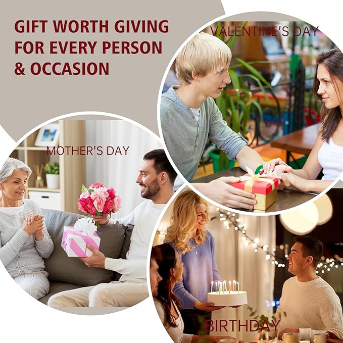 Bath and Body Gift Set for Women & Girls, Rose 2PCS Set for - Body Lotion, Body Mist, Personal Portable Body Care Travel Set for Birthday Mother's Day Gifts for Her and Him