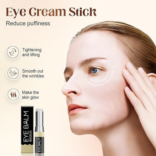 EyeCream for Eye Bags, Eye Cream Erases Eyes Bags Within Minutes, Turmeric Creams Stick,Moisturizing Under Eyes Cream Care Serum for Dark Circles Puffiness, Reduces Fine Lines (2 PCS)