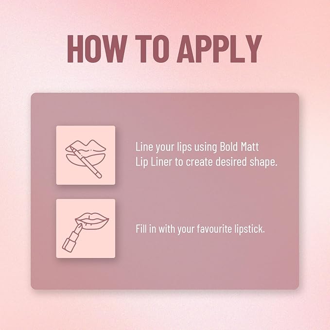 adceftp ty Bold Matte Lipliner Pencil Set | Long Stay | Smudge Free | Waterproof | Creamy Lip Liner Pencil| Multi Color, (1.6g x12) Pack Of 12