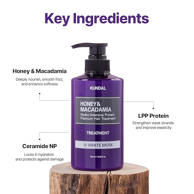 KUNDAL Korean Shampoo and Conditioner Set [Baby Powder] Salon-quality, Long Lasting Scent, Moisturizing, Sulfate-Free, Argan & Macadamia Oil, Korean Hair care, 16.9 fl oz each, Stocking Stuffers