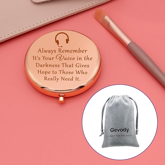 911 Operator Gifts Compact Makeup Mirror Thank You Gift Telecommunications Week Gift for Her 911 Dispatcher Gift First Responder Operator Folding Makeup Mirror 911 Gift Christmas Retirement Gifts