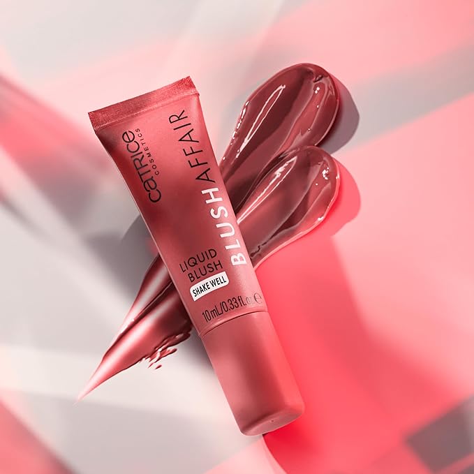 Catrice | Blush Affair Liquid Blush | Long-Lasting & Lightweight Multi-Use Make Up for Cheeks & Lips | Vegan & Cruelty Free | Without Parabens, Gluten, & Preservatives (40 | Velvet Rose)
