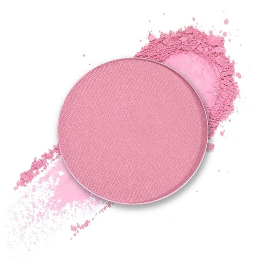 Besame Cosmetics Dreamy Pink Powder Blush Refill - Fits Signature Compacts Post-2019, Soft Pink, Safe for Eyes