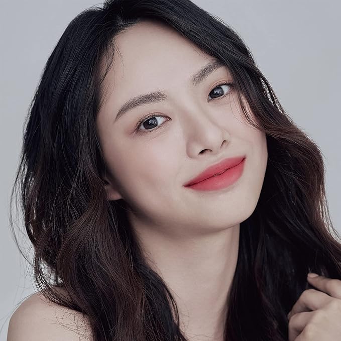 Mellow Velvet Lip Tint | Non-Sticky Lightweight Korean Lip Stain, High Pigmented Long Lasting Moisturizing Soft Matte Liquid Lipstick, Natural Vivid Color, Some Attempt