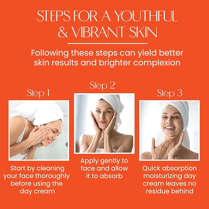 Vitamin C Facial Moisturizer - Hydrating & Anti-Aging, Smooths & Brightens Skin - Dermatologist Tested, Clean Beauty, Cruelty-Free Korean Skin Care for All Skin Types - 1.69 fl. oz