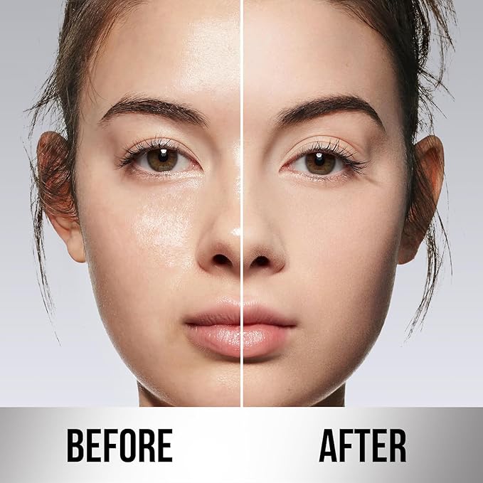 Black Magnet Soft Focus Make Up Powder, Waterproof Loose Setting Powder, 24H Longlasting, Oil Control, Talc-Free Face Powder, 02 Light Purple For Oily Skin, 0.28Oz