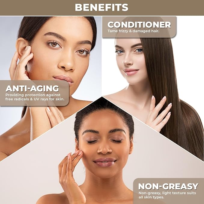 Organic Grapeseed Oil for Skin & Hair Care | Non Greasy, Light & Silky Moisturizer for All Skin Types | Cold Pressed Body Oil, Face Oil, Massage Oil & Hair oil |