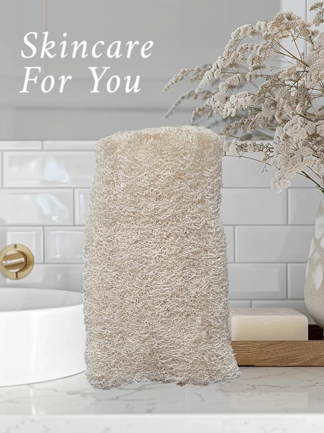 Medium Mexican Loofah Vegetable Sponge (13cm) | Loofah Bath Sponges | All Purpose Vegetable Sponge | Eco Friendly 100% Natural & Biodegradable | Daily Skin Cleansing Care for Women and Men
