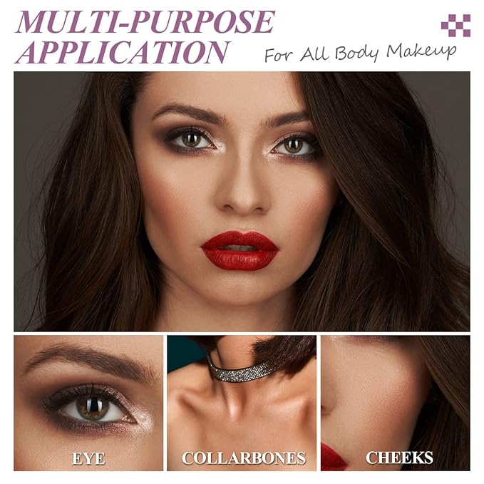 2Pcs Highlighter Bronzer Makeup Stick, Face Makeup Sticks for Cheeks